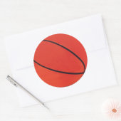 Basketball-Sticker Runder Aufkleber (Umschlag)