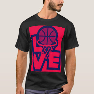 Basketball stoppt nie.Basketball ist mein Leben.Es T-Shirt