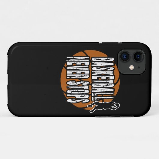 Basketball stoppt nie Case-Mate iPhone hülle (Rückseite (Horizontal))
