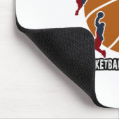Basketball stoppt nie mousepad (Ecke)