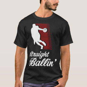 Basketball Streetball gerade Ballin' Cooles Design T-Shirt