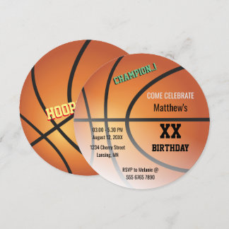 Basketball Super Budget Special Einladung