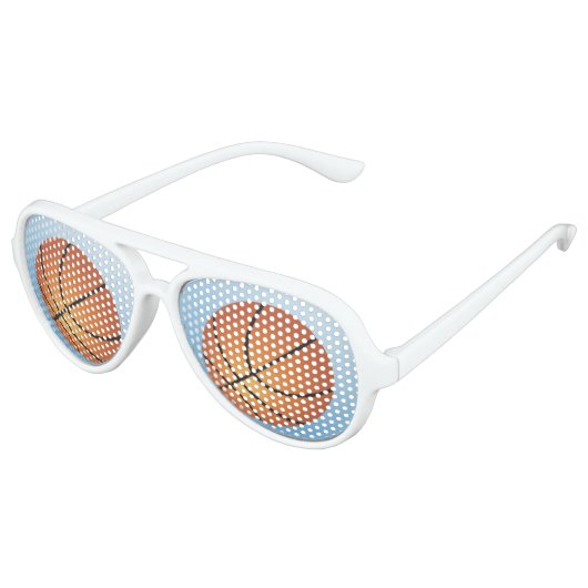 Basketball Super Budget Special Sonnenbrille (Schrägansicht)