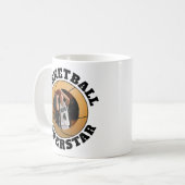 Basketball Superstar-Foto Kaffeetasse (Vorderseite Links)