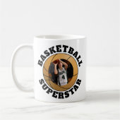 Basketball Superstar-Foto Kaffeetasse (Links)