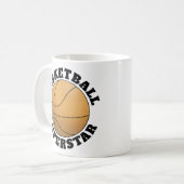 Basketball Superstar Sport Kaffeetasse (Vorderseite Links)