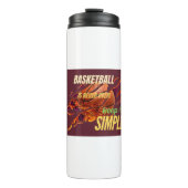 Basketball Sweat Thermosbecher (Vorderseite)