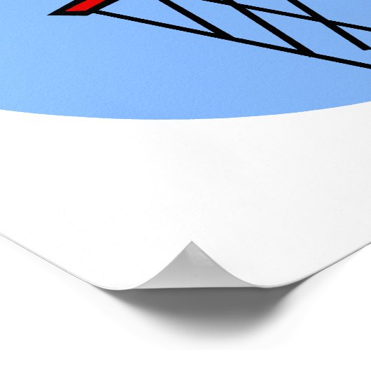 Basketball-Swoosh Poster (Ecke)