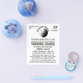Basketball-Symbol, Basketballtrainingskurs Flyer (Einzeln)