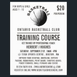Basketball-Symbol, Basketballtrainingskurs Flyer<br><div class="desc">Basketball-Icon,  Basketball-Trainingskurse Werbe-Flyer von der Business Card Store.</div>