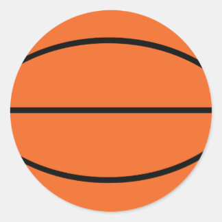 Basketball-Symbol Runder Aufkleber