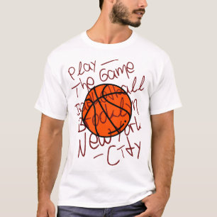 Basketball T Shirt 2025 US-Team mit Basketball Bal
