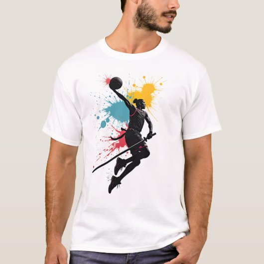 Basketball T - Shirt - Samurai Dunk (Vorderseite)