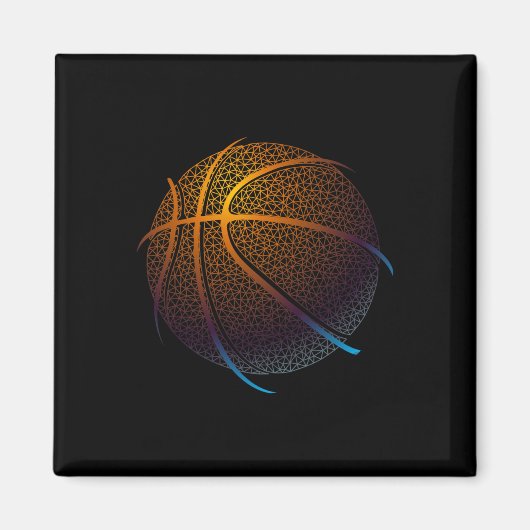 Basketball-T-Shirts Magnet (Vorne)