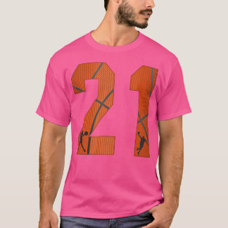 Basketball T Shirts mit der Nummer 21 21 Birt