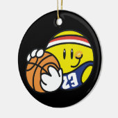 Basketball-T-Shirts und Geschenke Keramik Ornament (Links)