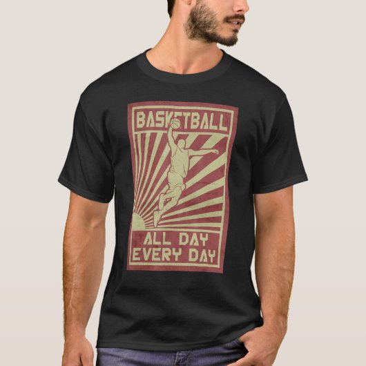 Basketball täglich T-Shirt (Vorderseite)