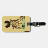 Basketball-Tags für Gepäck Gepäckanhänger (Vorderseite horizontal)