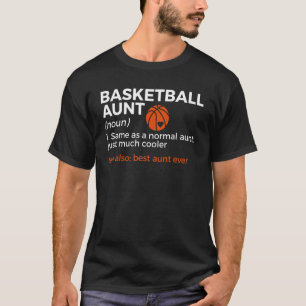 Basketball Tante definiert Bestes Tante je T-Shirt