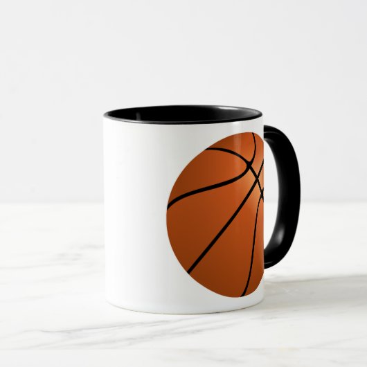 Basketball Tasse (VorderseiteRechts)