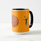 Basketball Tasse (VorderseiteRechts)