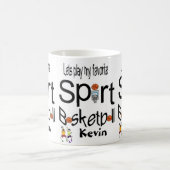 Basketball-Tasse Sport Kaffeetasse (Mittel)