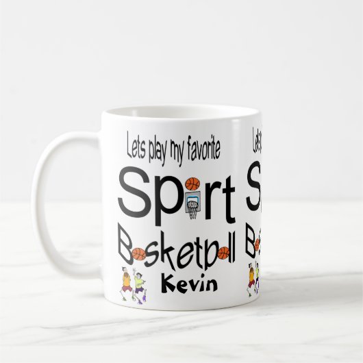 Basketball-Tasse Sport Kaffeetasse (Links)