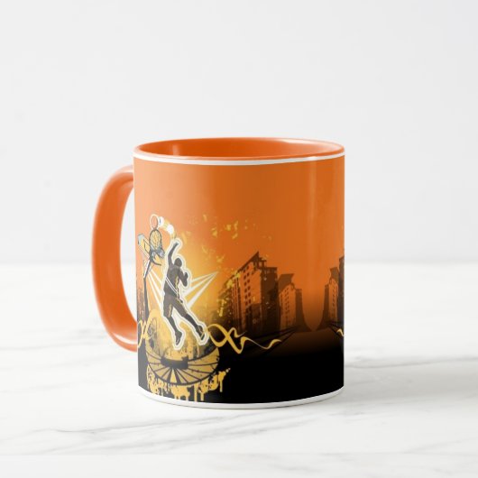 Basketball-Tasse Tasse (Vorderseite Links)
