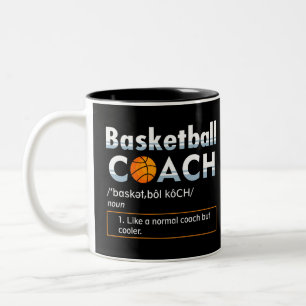 Basketball-Tasse Zweifarbige Tasse