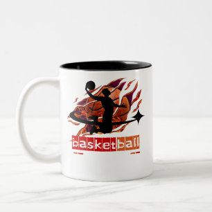 Basketball-Tasse Zweifarbige Tasse