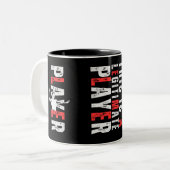 Basketball-Tasse Zweifarbige Tasse (Vorderseite Links)