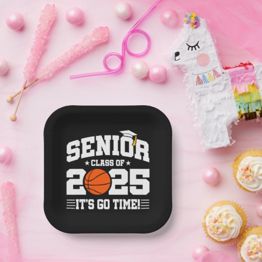 Basketball Team Class 2025 Abschluss Senior 2025 Pappteller (Party)