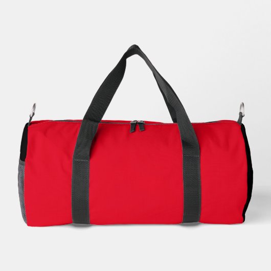 Basketball Team Coach oder Spieler Red Personalisi Duffle Bag (Rückseite)