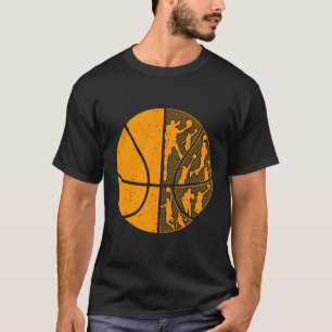 Basketball Team Dunking Fan Frauen Kinder Teens T-Shirt