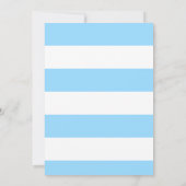 Basketball Team Ende der Saison Mittagessen Blue E Einladung (Rückseite)