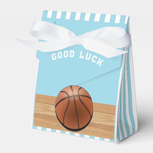Basketball Team Light Blue Gevor Box Geschenkschachtel (Vorderseite)