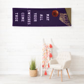 Basketball Team Lila Banner (Insitu)