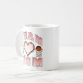 Basketball-Team-Mama Kaffeetasse (Vorderseite Links)