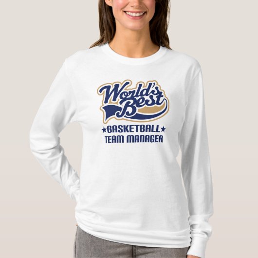 Basketball-Team-Manager-Geschenk T-Shirt (Vorderseite)