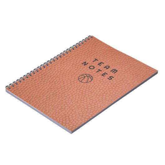 Basketball Team Notes  Notizblock (Linke Seite)