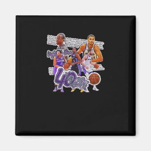 Basketball Team Sacramento Squad Design 1 Magnet