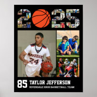 Basketball Team Senior Class of 2025 Foto Collage