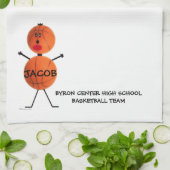 Basketball Team Spieler Handtuch (Gefaltet)