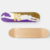 Basketball Team Sport Glitzer Uni Skateboard (Horizontal)