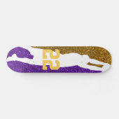 Basketball Team Sport Glitzer Uni Skateboard (Horizontal)