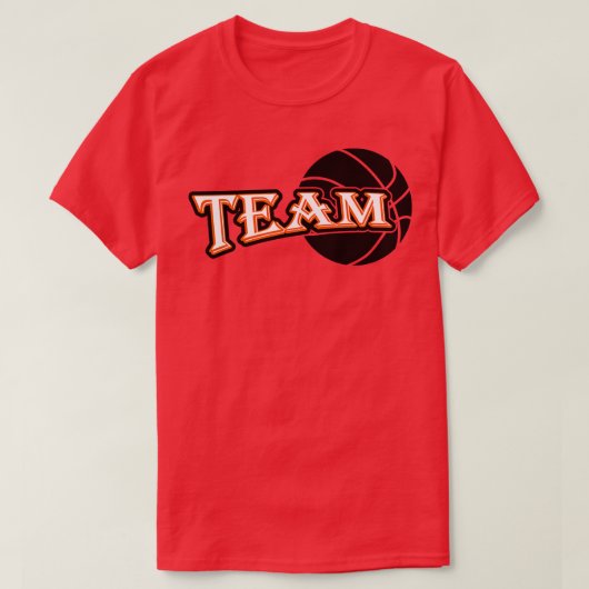 Basketball Team T-Shirt (Design vorne)