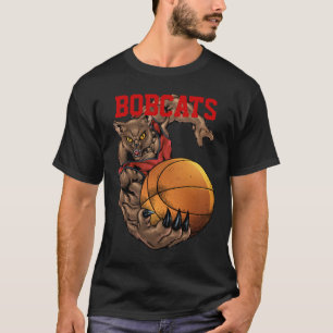 Basketball-Teamentwurf Rotluchs der Rotluchse T-Shirt
