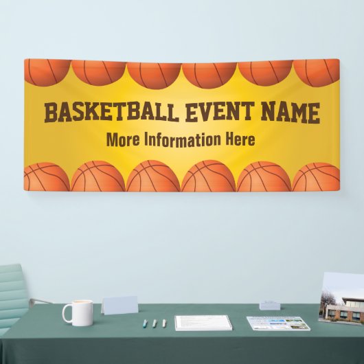 Basketball-Teamereignisfahne Banner (Messe)