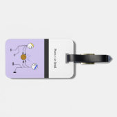 Basketball Teammates Sport Gepäckanhänger (Rückseite horizontal)