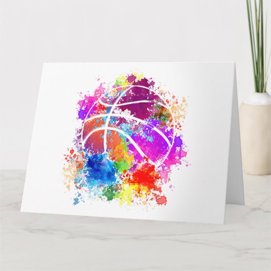 Basketball Teenager Mädchen Teens Frauen Koffer Karte (Vorderseite)